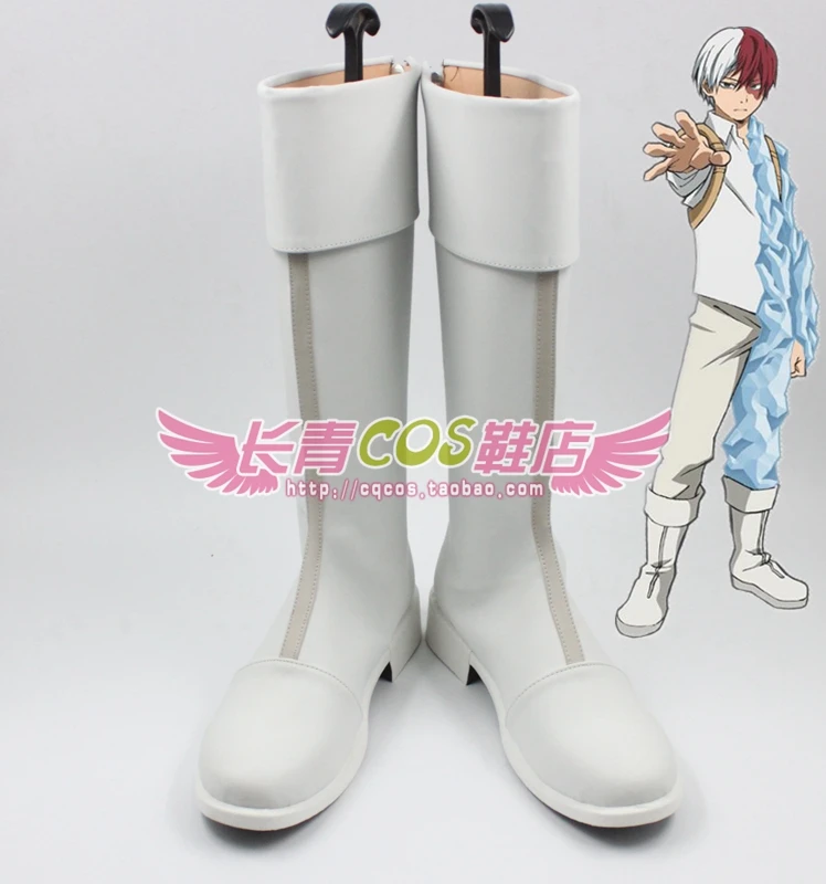 

My Hero Academia Shoto Todoroki Обувь для косплея в стиле аниме Сапоги на Хэллоуин на заказ
