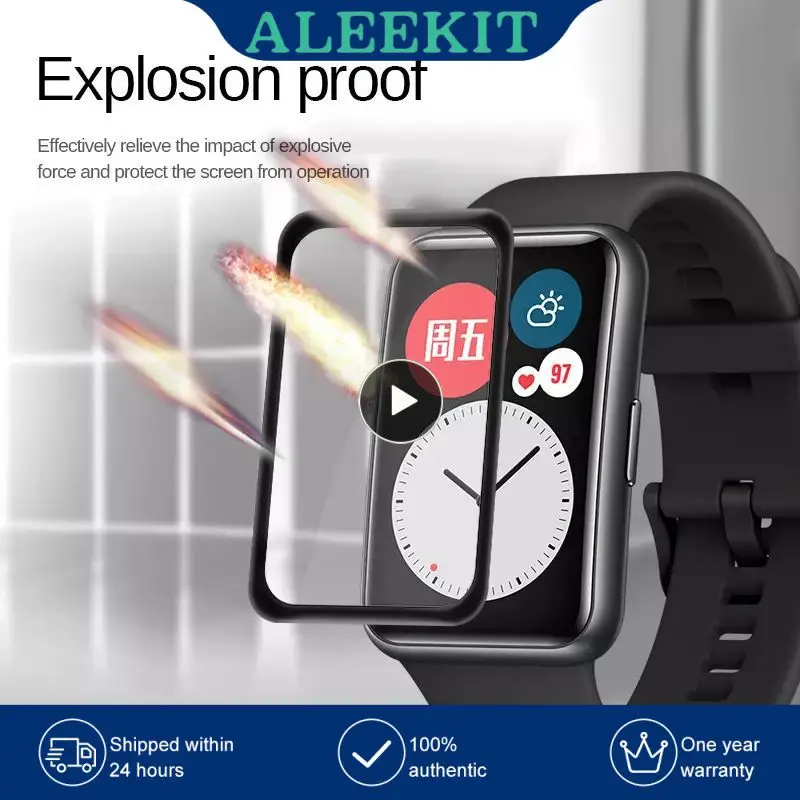 Защитная пленка для часов, высокое качество, простая установка, прочная, полное покрытие, кристально прозрачная полноэкранная пленка, долговечная, популярная