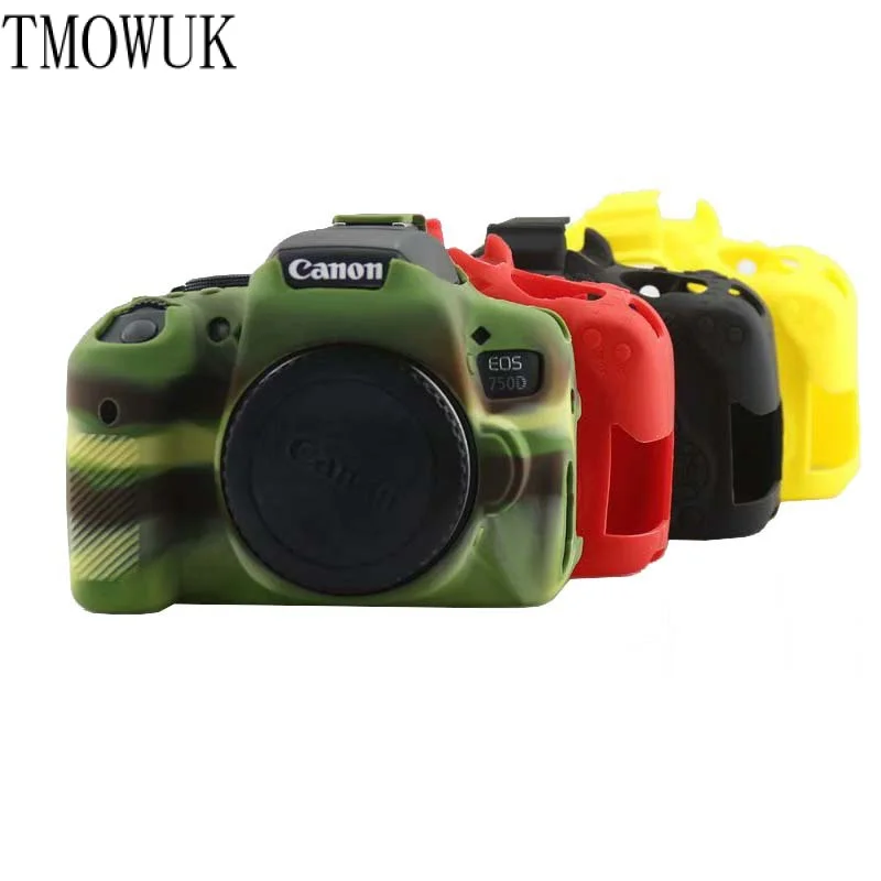 

For Canon EOS 750D Camera Silicone Case 750D SLR Silicon Case Photography Set