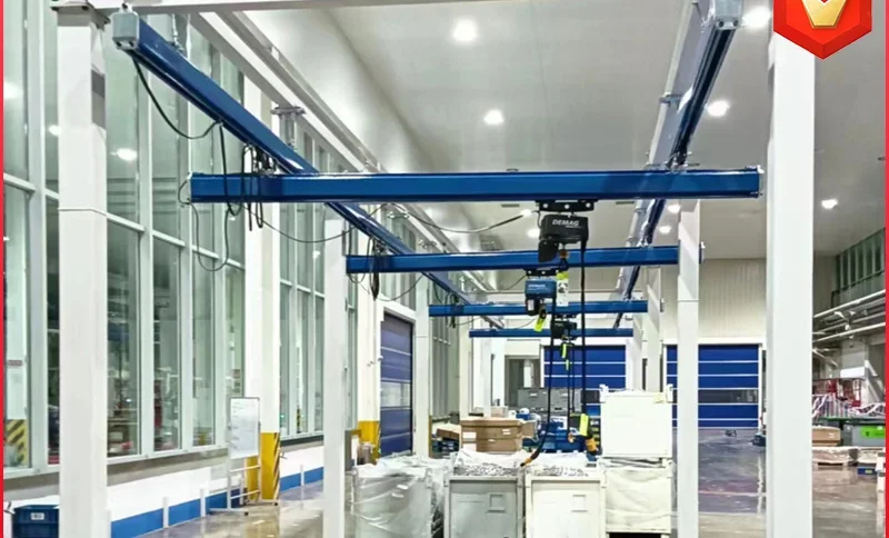 

500Kg manual kbk traffic monorail crane suspended light combined