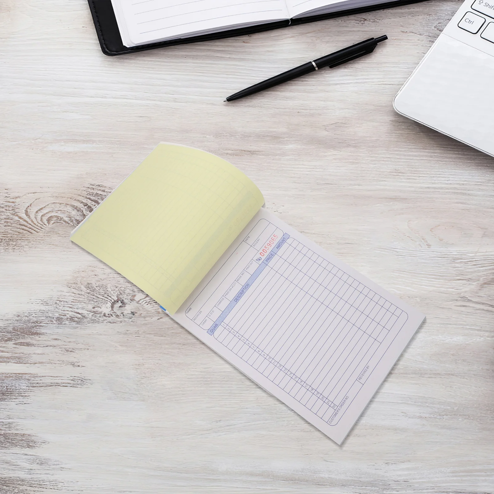 Receipt Book For Small Business Multicolumn Design Sales Order Invoice Tracking Purchase Management Tool Financial