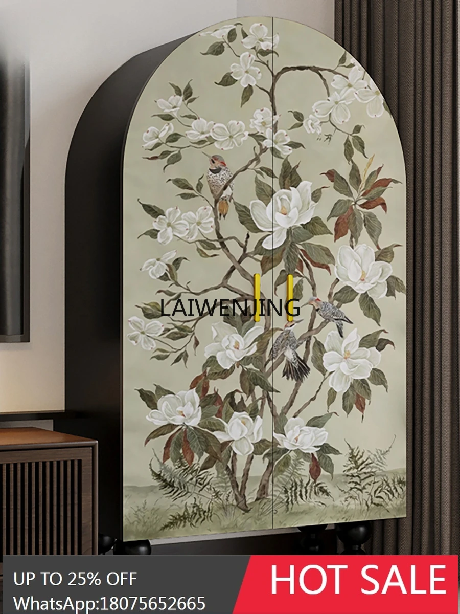 SGF Chinese Magnolia Cabinet Bedroom Dressing Room Decorative Wardrobe Locker