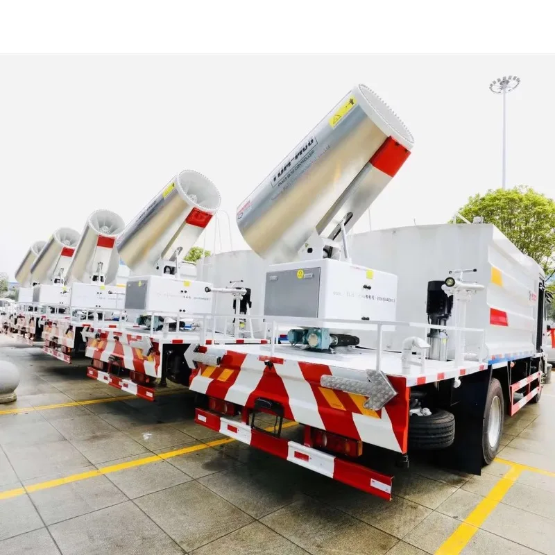 Mobile Type Automatic Diesel Fog Cannon Dust Spray Water Fog Cannon 8-12m Range 4x2 Drive Truck-Mounted CE Certified Fog Cannon