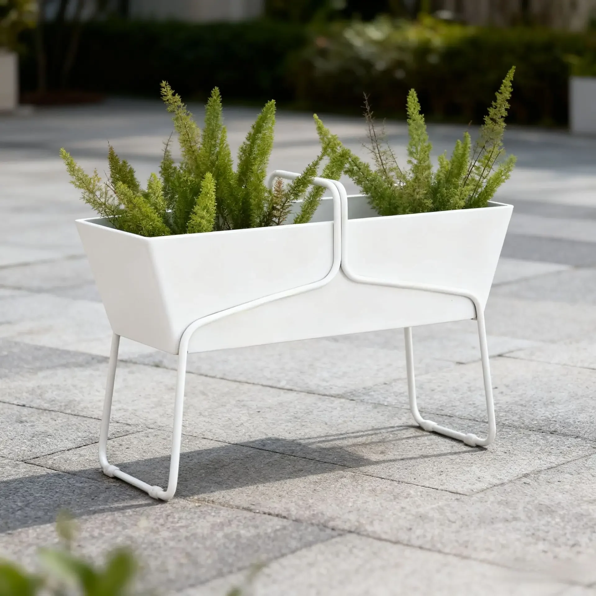Sense of design External flower trough, restaurant, cafe, outdoor clothing store, green plant hotel partition flower