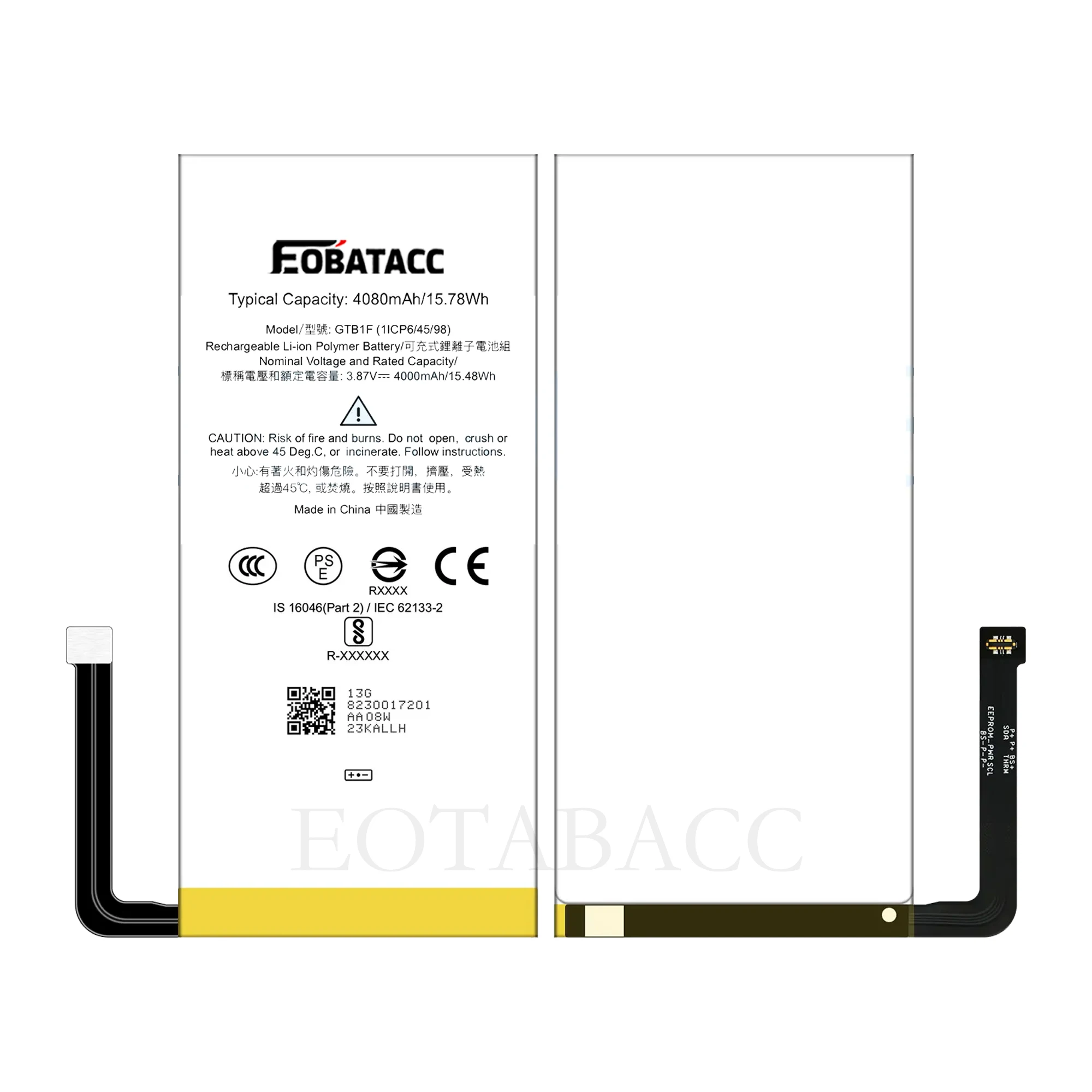2026 YEARS EOBATACC 100% New 4080mAh GTB1F battery Pixel 5 For HTC Google Pixel 5 battery+ Free Tools