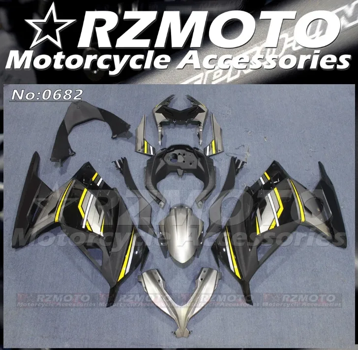 New ABS Motor Fairing Kit Body Bodykits Fit For Kawasaki Ninja300 Ninja 300 EX300R EX-300R 2013-2018 Black Matte