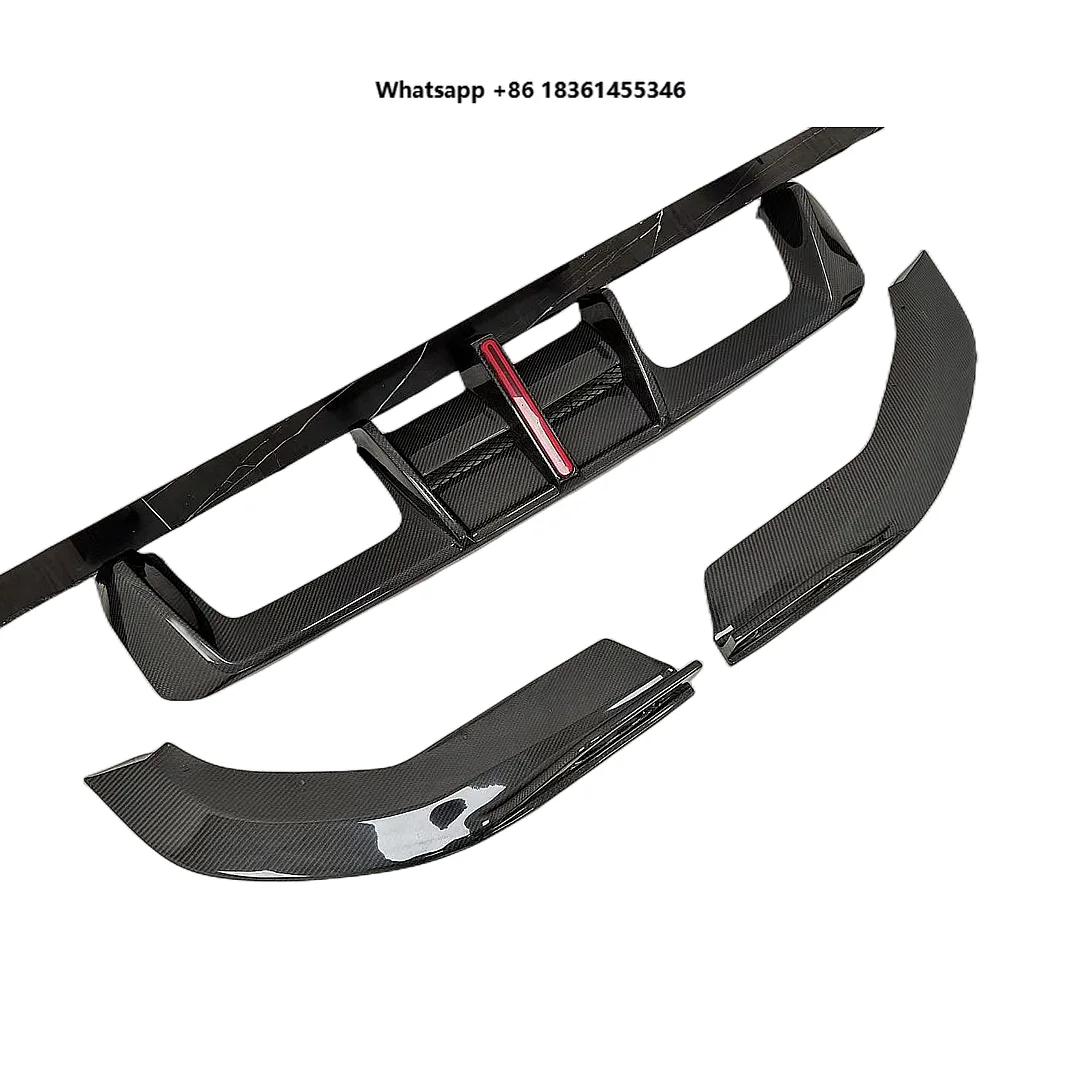For G80 M3 G82 M4 2021-2022 G80 M3 AE Style Carbon Fiber Diffuser Carbon Fiber Rear Bumper Diffuser Lip Spoiler