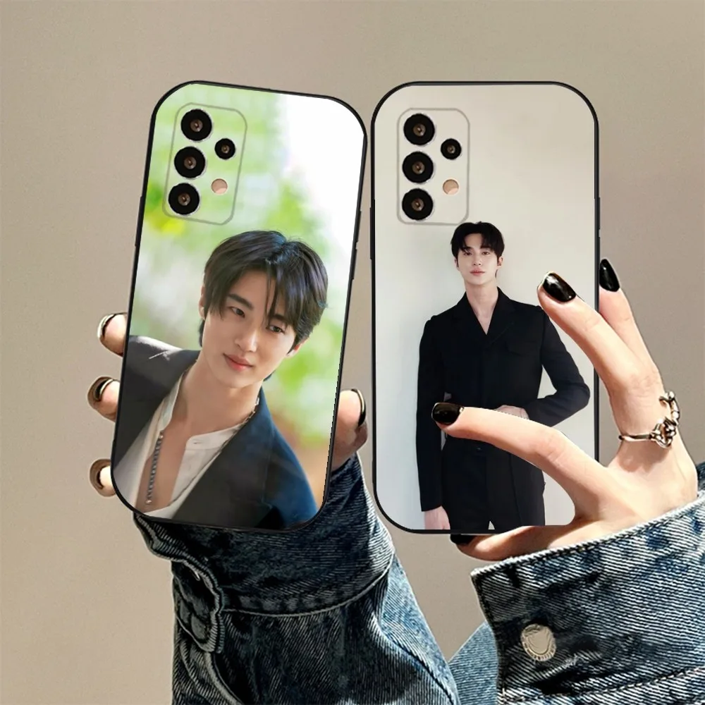 Woo seok B-byeon Phone Case For Samsung S24,23,23,22,30,21,10,9,Note20 Ultra,Lite,Ultra,5G,Plus,FE,Black Soft Case