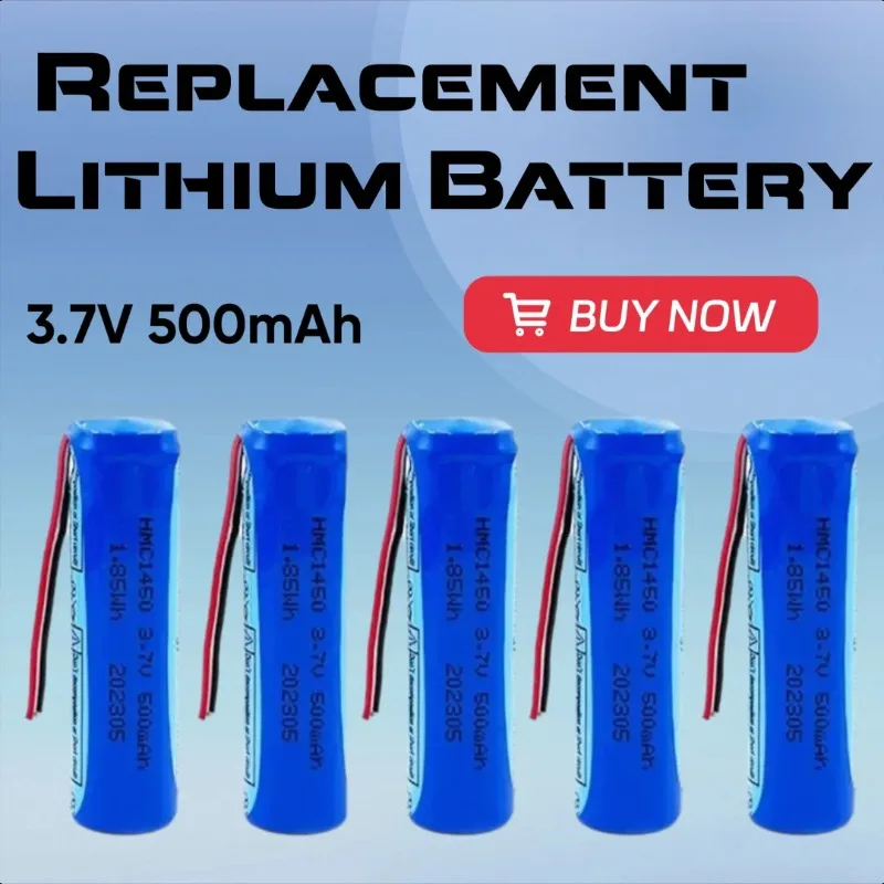 

3.7V 500mAh 70mai for Hmc1450 Dash Cam Pro Car Video Recorder Replacement Lithium Battery