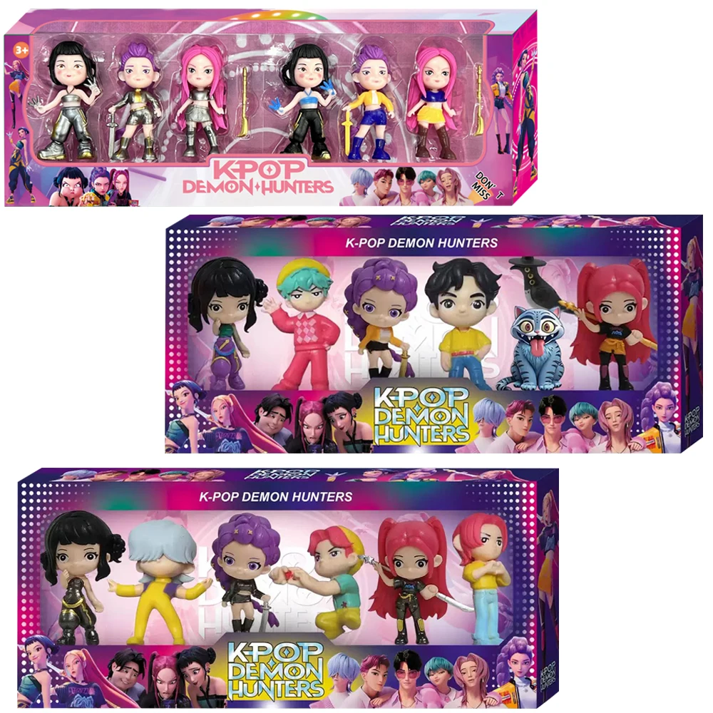 

NEW DemonHunters Figure Rumi Zoe Mira anime polyvinyl figure chloride character collection desktop trinketsChildrensNewYeargift