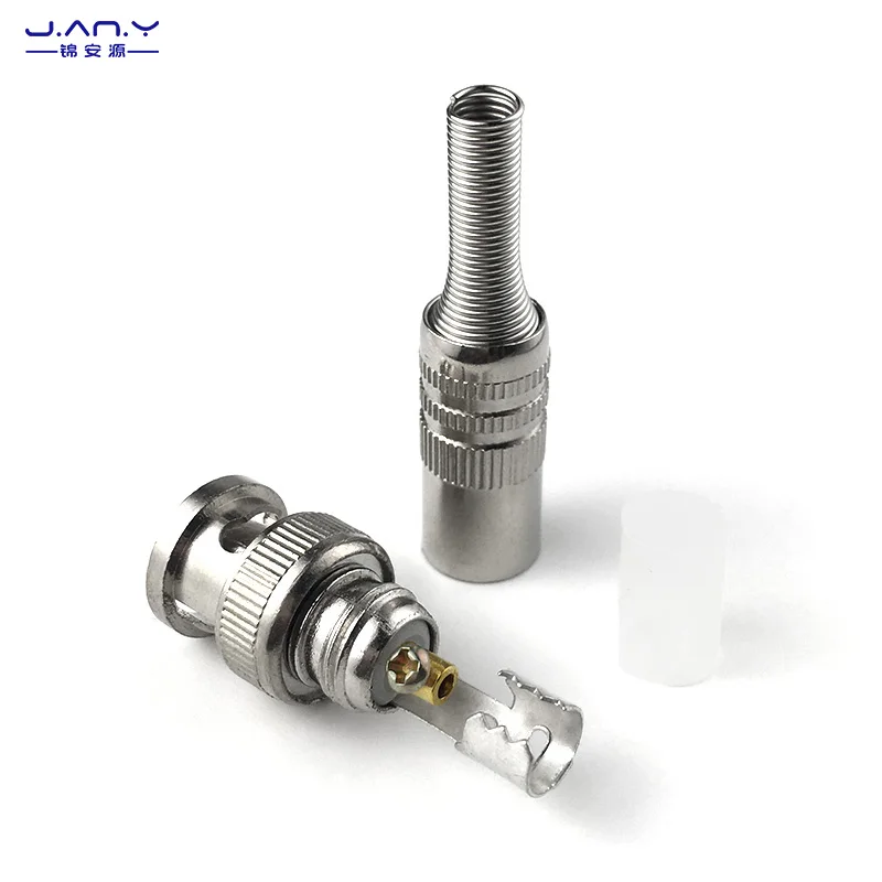 BNC Male connector 75-2 Audio and Video signal coaxial extension cable SDI connector Surveillance camera Q9 Metal head