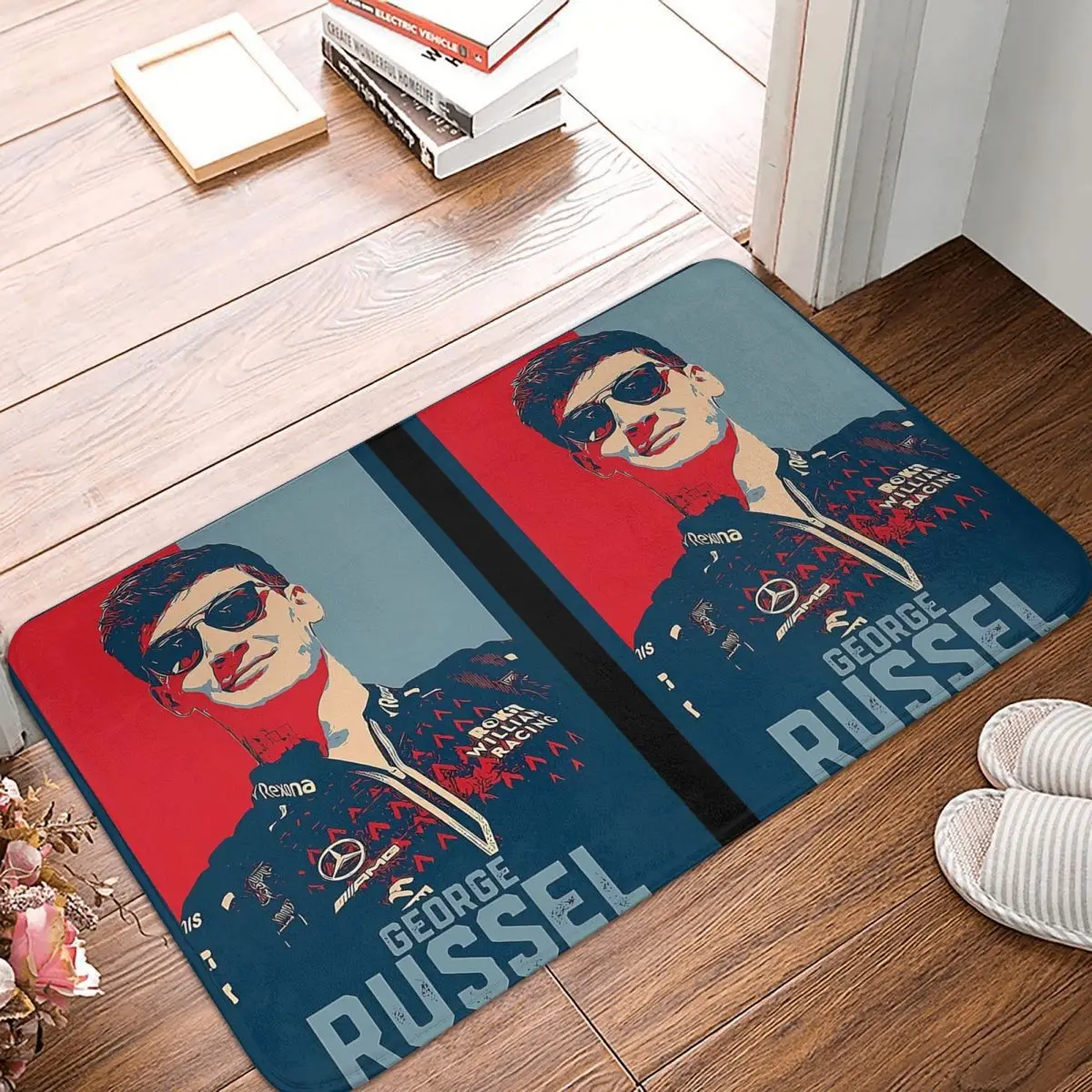 Orge Driver Russell 63 F1 Formula One Anti-slip Doormat Floor Mat Washable Carpet Rug for Kitchen Entrance Balcony Footpad Mats