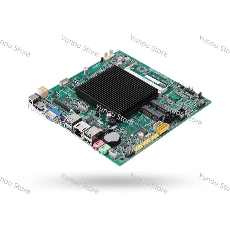 Mini Industrial Computer Motherboard, J1900, Quad-core, X86, Single and Dual Network, 6COM Serial Port, New