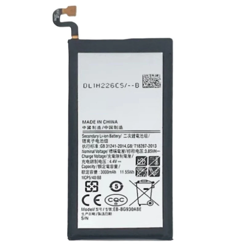 3.85V 3000mAh EB-BG930ABE Phone Battery for Samsung Galaxy S7 SM-G930F G930FD G9300 G930FD G930 G930A G930V/T NewHigh Quality