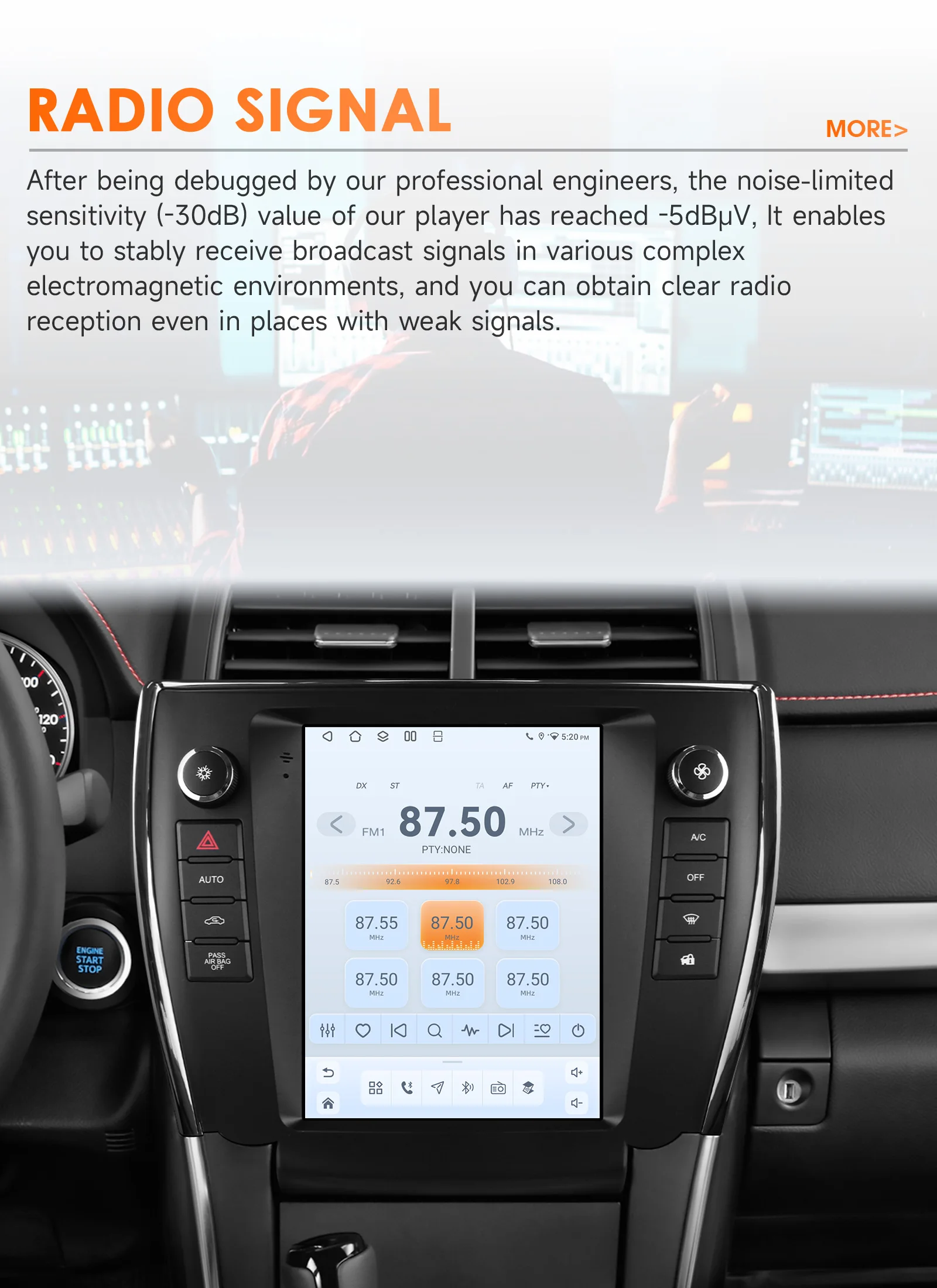 Hizpo Carplay 4G AI-Systeme Android 14 Autoradio für Toyota Camry 2015-2017 Player GPS 2din Autoradio 360-Grad-Kamera Multimedia – Detail 18