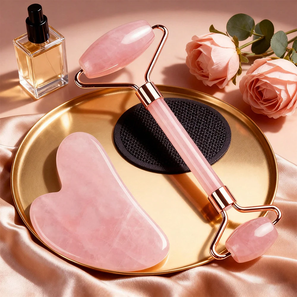 conjunto-de-massagem-facial-de-quartzo-rosa-natural-rolo-placa-gua-sha-para-levantar-e-tonificar-ferramentas-de-cuidados-faciais-de-pedra-natural-﻿