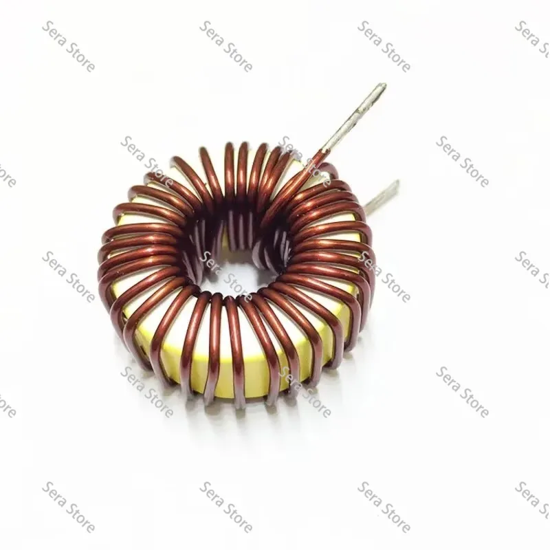 5Pcs Inductance 100uH High Power 15A Large Volume Magnetic Ring Iron Powder Core Inductance 1.2 Copper Wire