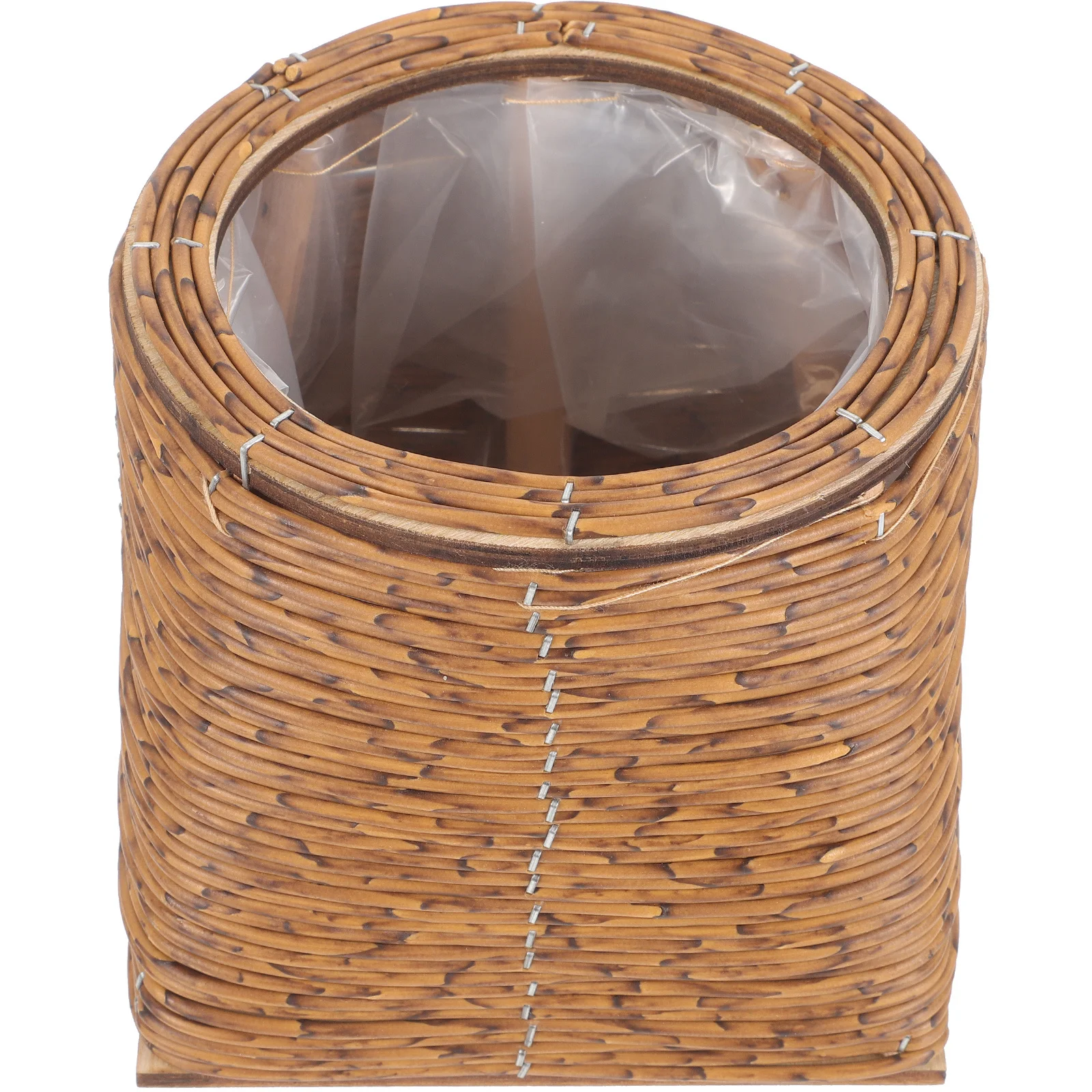 

Hand Woven Rattan Basket Durable Flower Planter Home Decor Storage Organizer Wonderful Workmanship Rattan Planter