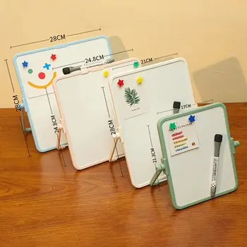 سبورة بيضاء مغناطيسية مكتبية/معلقة، متعددة الأحجام، لوحة تخطيط، ذات وجهين، لوحة رسم/كتابة/مراسلة، لوحات رسائل 10 best sales لوحة المكتب - №3