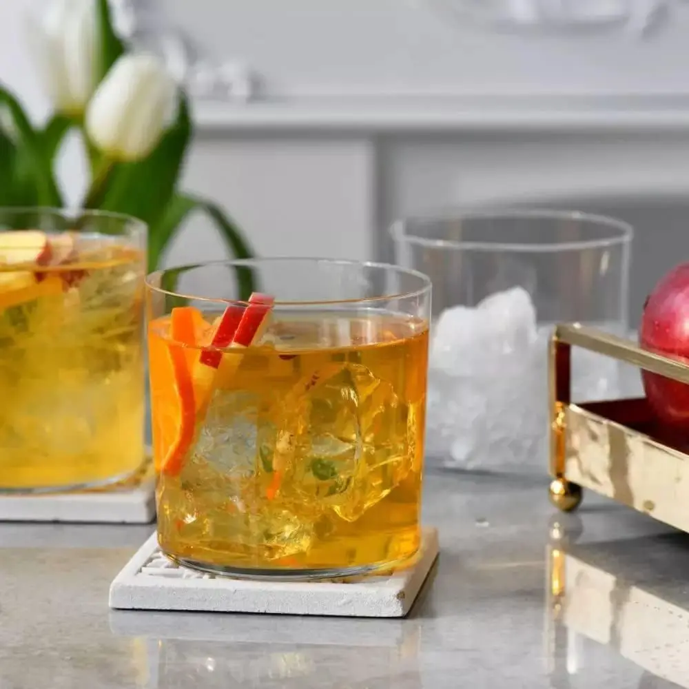 14.2 oz Drinking Glasses Set of 6 – Ultra-Thin Tumblers for Water, Juice & Cocktails, Lightweight Everyday Glassware, Dishwasher - view 4