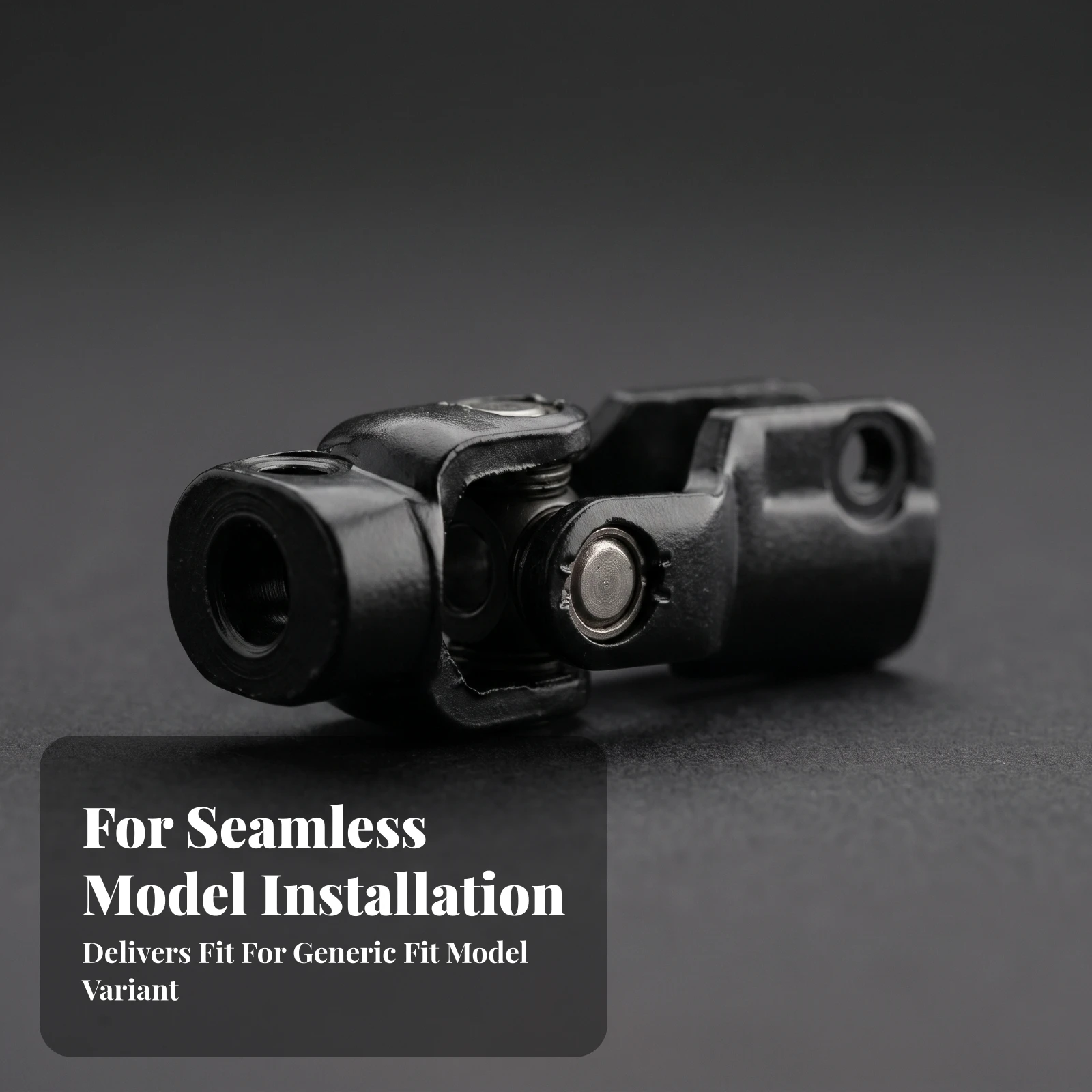 Universal Joint Assembly Compact Steering Linkage Coupling Golf Cart U-Joint Heavy-Duty Universal Coupling Machined