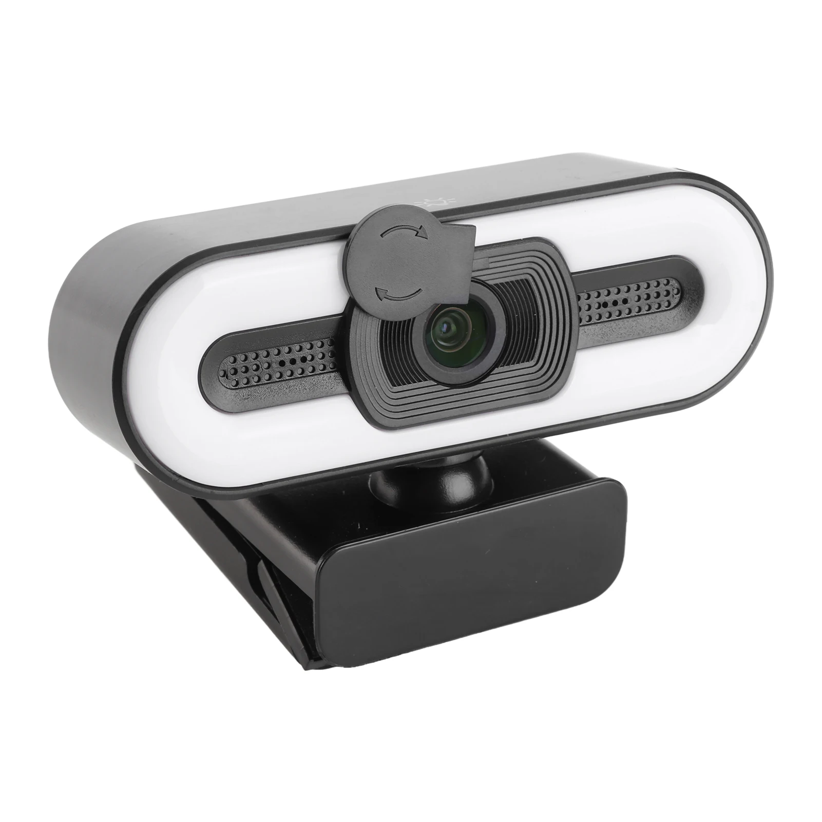 4K USB Webcam with Built in Microphone and Light