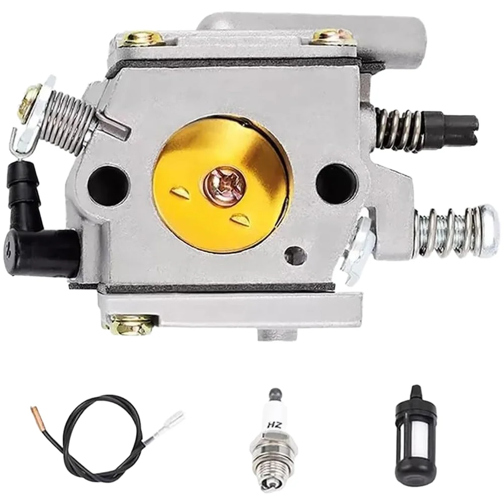 Replacement Kit for Fuel-Powered Chainsaw Engines Featuring High Voltage Ignition Coil Fuel Line and Oil Filter