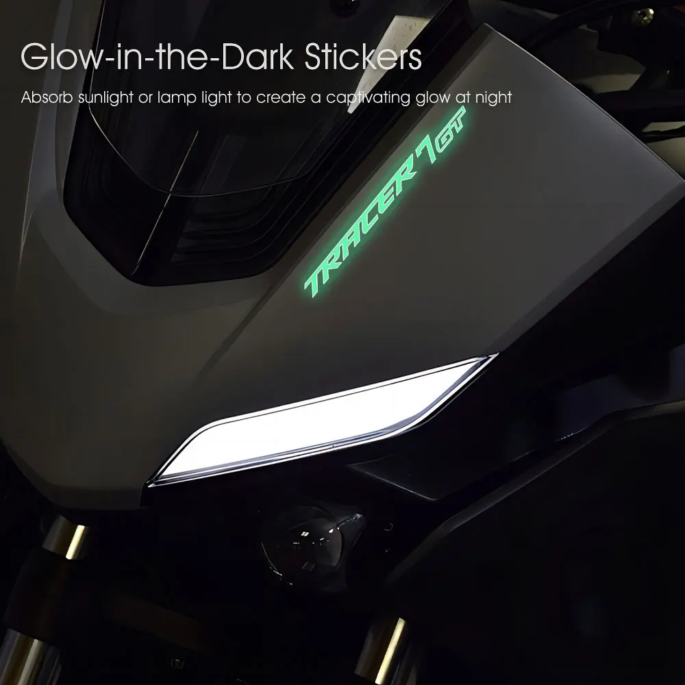 Motorcycle Glow Stickers Waterproof Decal for Yamaha Tracer 7 GT Tracer7GT 7GT 2021 2022 2023 2024 Accessories