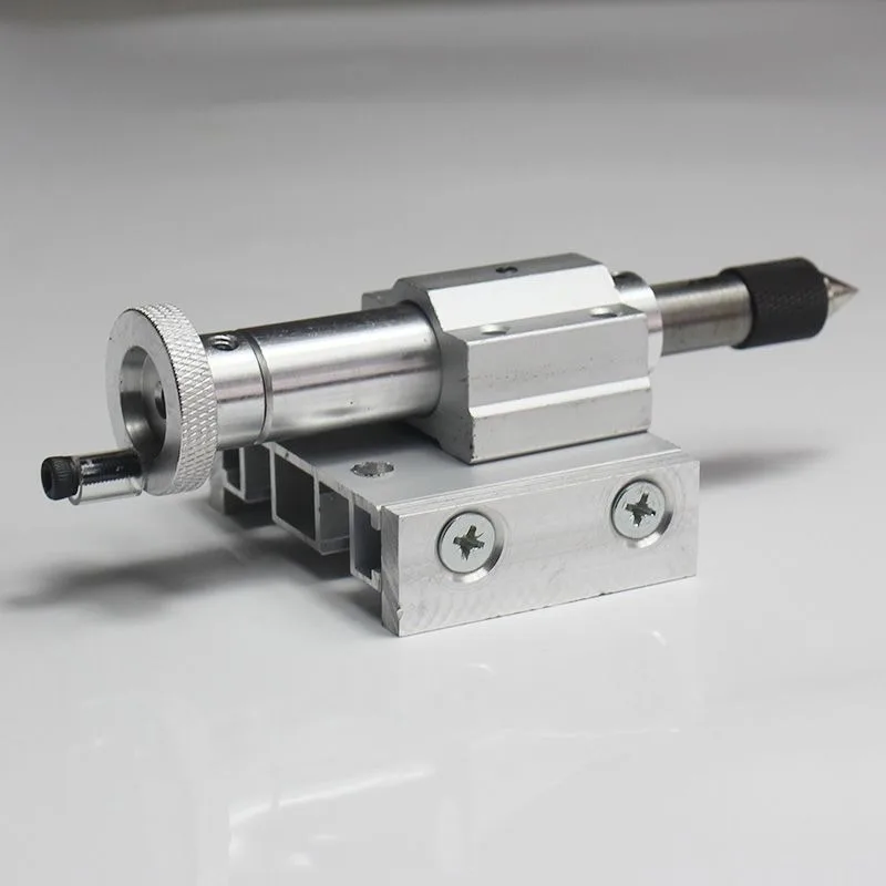 Adjustable Live Center Tailstock for Mini Wood Lathe, Beads Turning and Polishing Machine