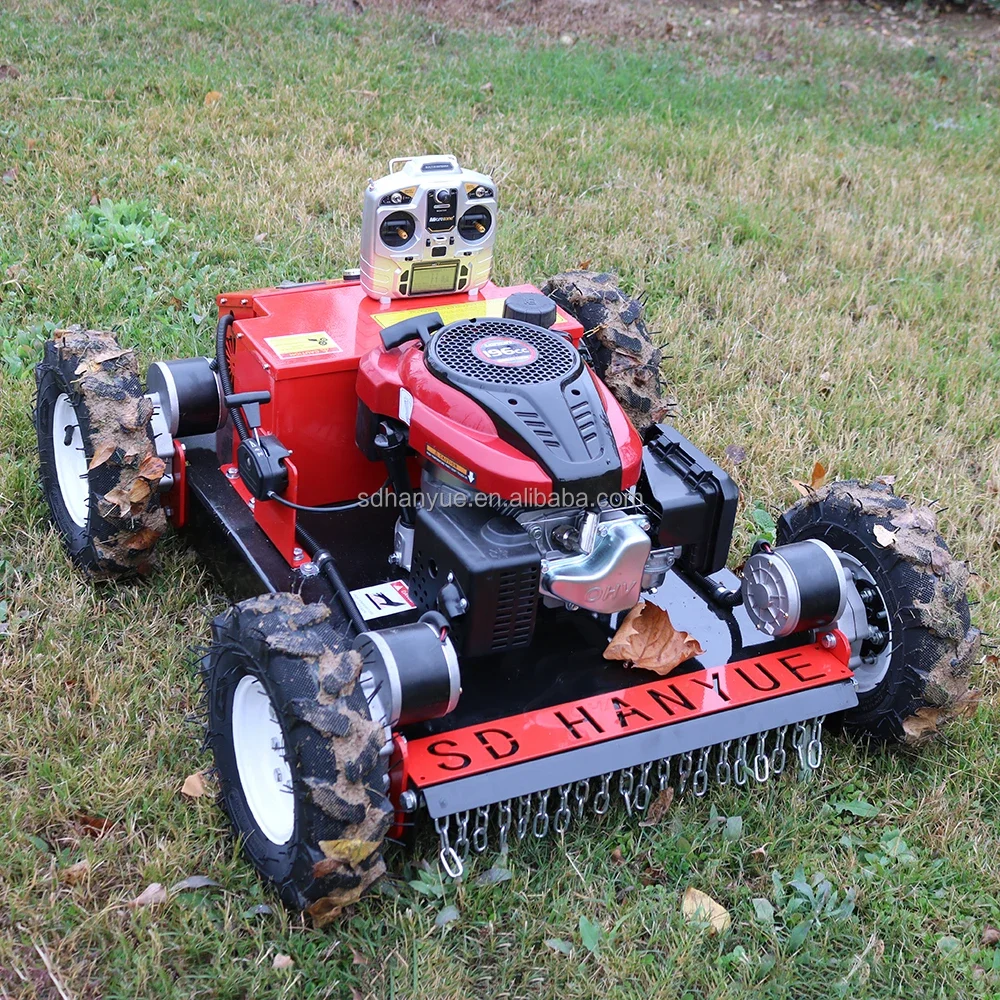 New Industrial Grade 9HP Remote Control Lawn Mower 196cc Engine 7.5HP Rc Lawn Mower