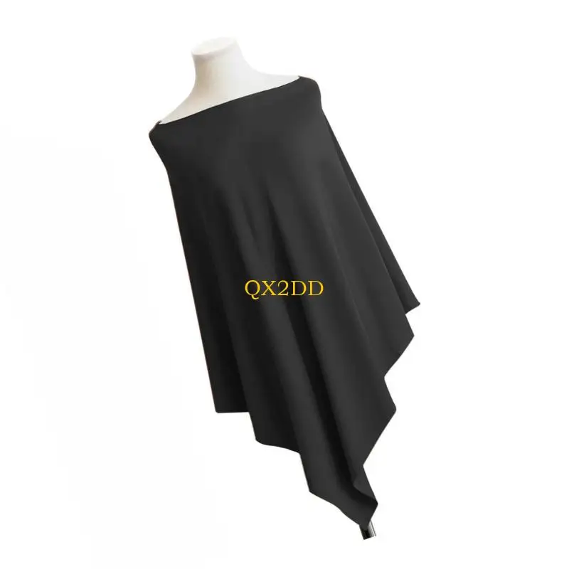 QX2D Multifunctional Nursing Ponchoes Breathable and Stretchy Breastfeeding Towel