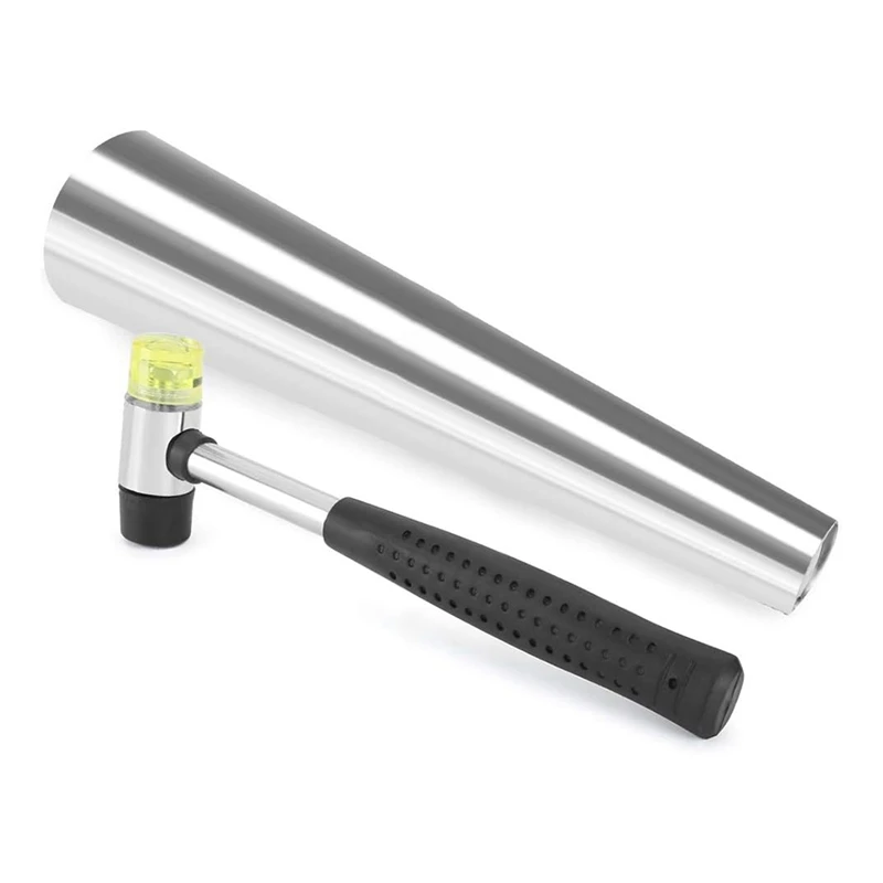 Top-Jewelry Making Tool Bracelet Mandrel Round Bracelet Mandrel Measuring Rubber Hammer Stainless Steel Jewel Making Tool