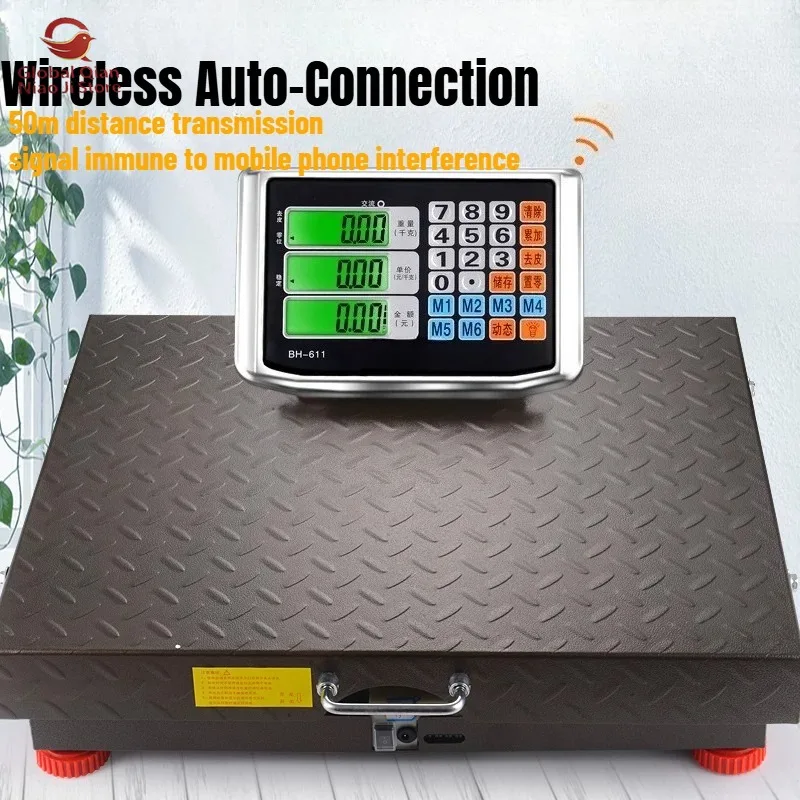 Commercial Precision Electronic Scale, 100kg Split‑type Pricing Platform Scale, 300kg Electronic Weighing Scale
