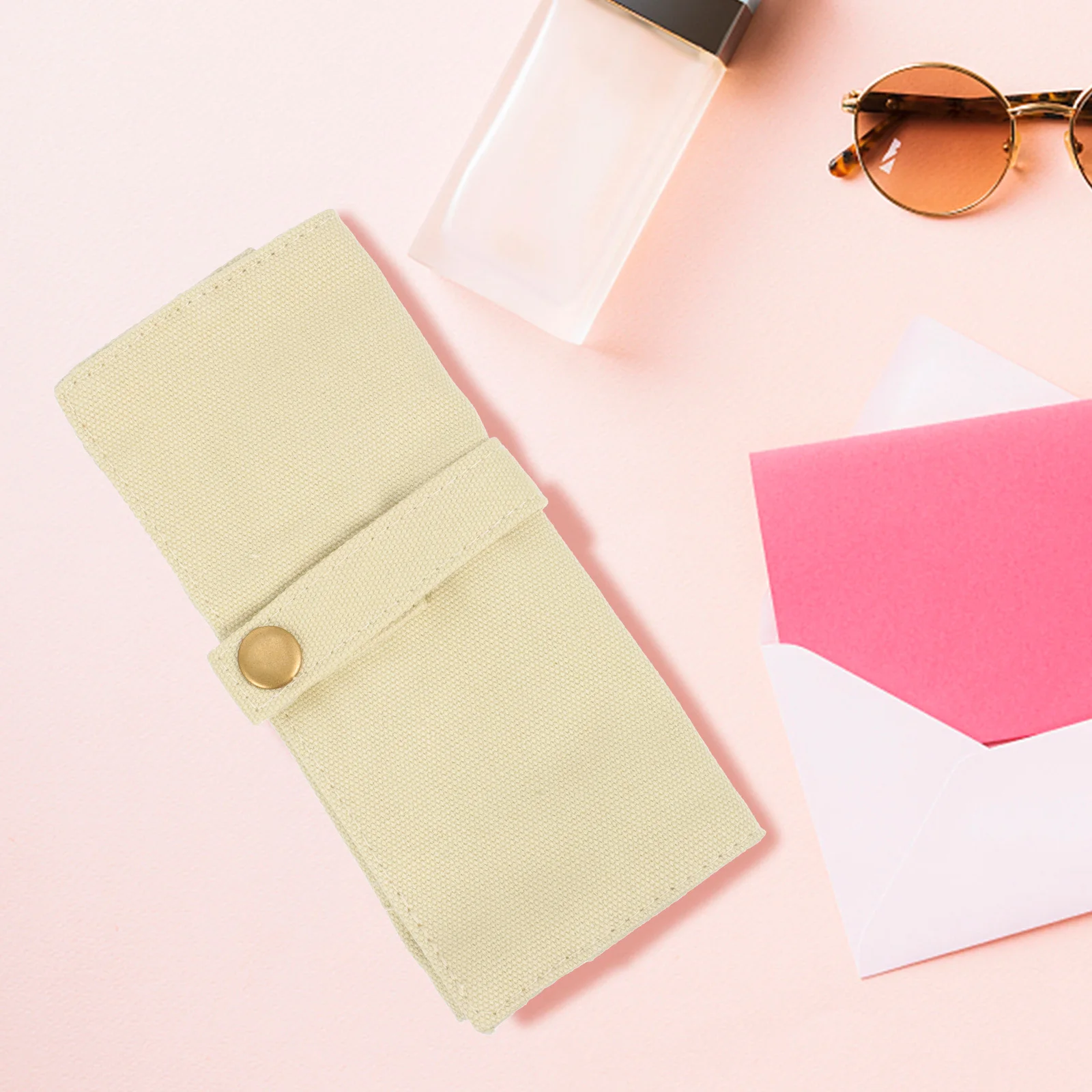 시계 보관 가방 스트랩 B 운반 액세서리 파우치 ganizer 휴대용 케이스 팔찌 여행 프리미엄 캔버스 대용량 슬림