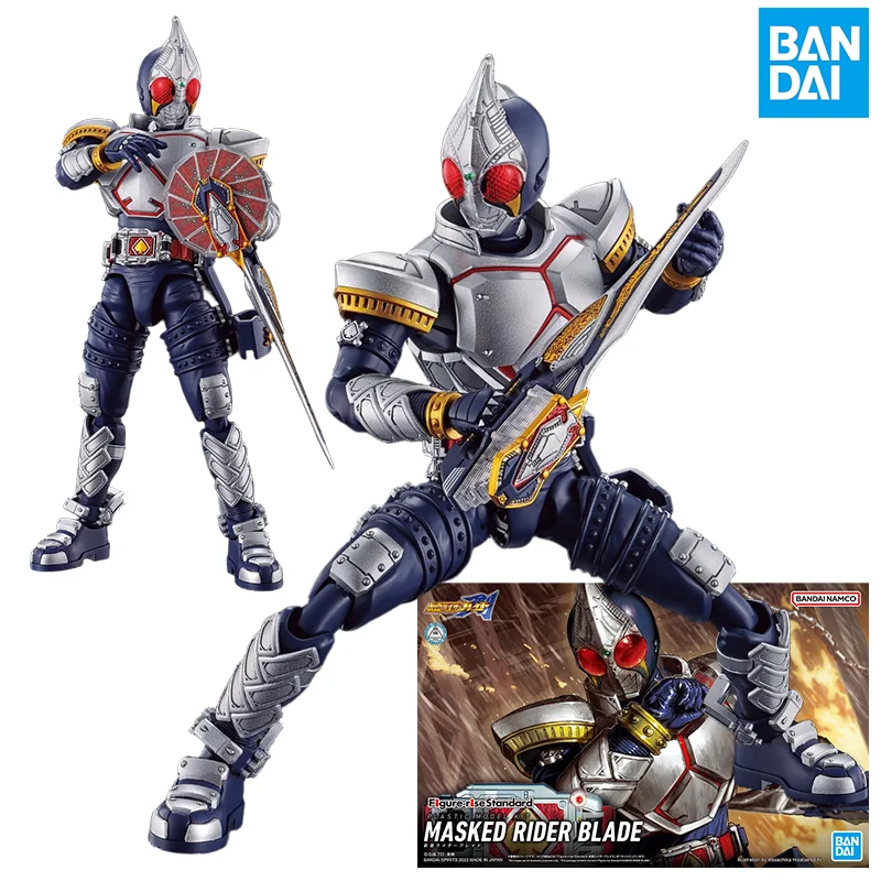 

Bandai Original Anime Figure-rise Standard Masked Kamen Rider Blade Action Figure Toys Collectible Model Gifts for Children