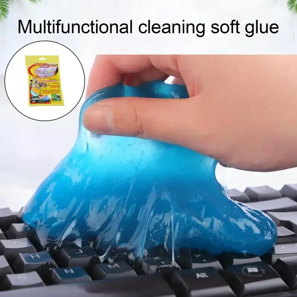 Car Dust Dirt Cleaning Gel Slime Magic Car Dust Cleaner Gel Remover Reusable Mud Clay Auto Interior Air Vent Keyboard Clean Tool