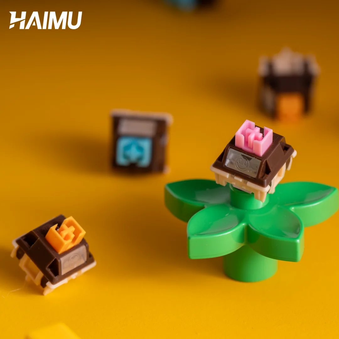

Donut Switch 42g Linear Pre-Lubed 5 Pins HotSwap POM Stem Haimu Switches For Mx Mechanical Keyboard 기계식 키보드 축