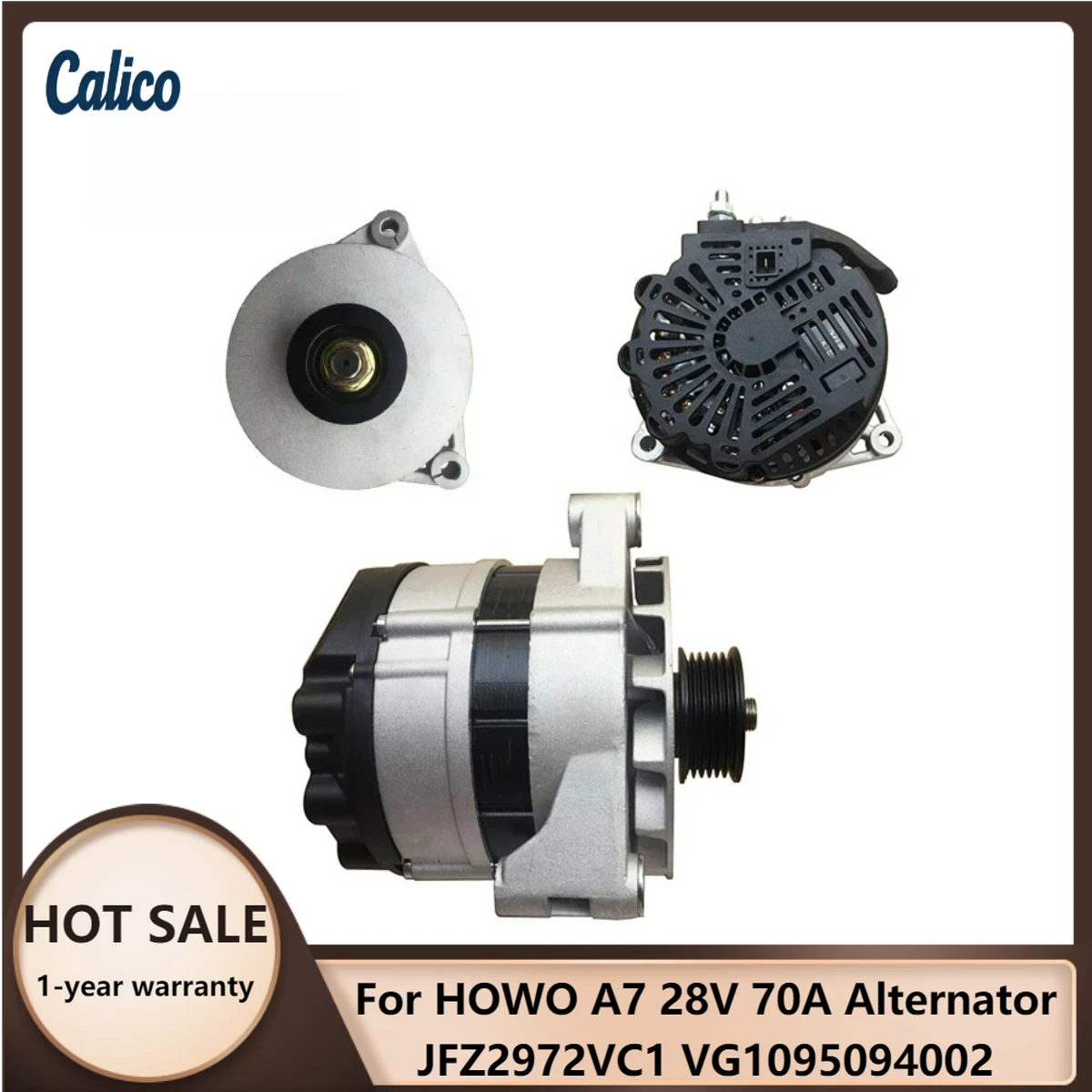 

Эксклюзивное производство. Подходит для HOWO A7. Генератор 28В 70А JFZ2972VC1 VG1095094002