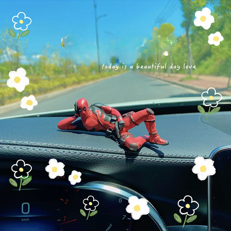 PVC Cartoon Toy Figures for Children and Children Multi-purpose Car Decorations Desktop Handmade Motorcycle Decorations