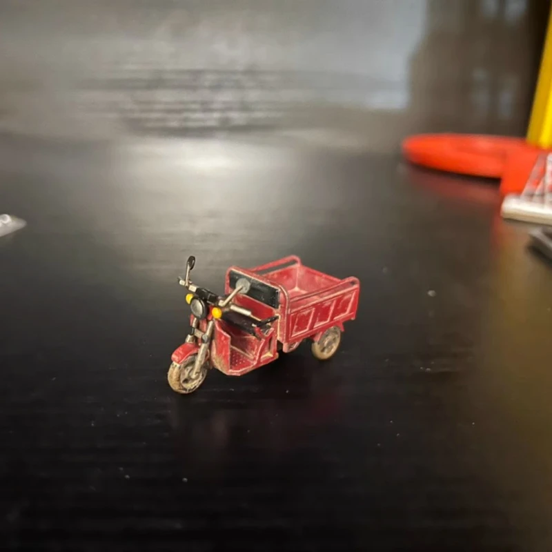 Tricycle 64 Scale Scene Accessories Ornaments Repair Shop Tools