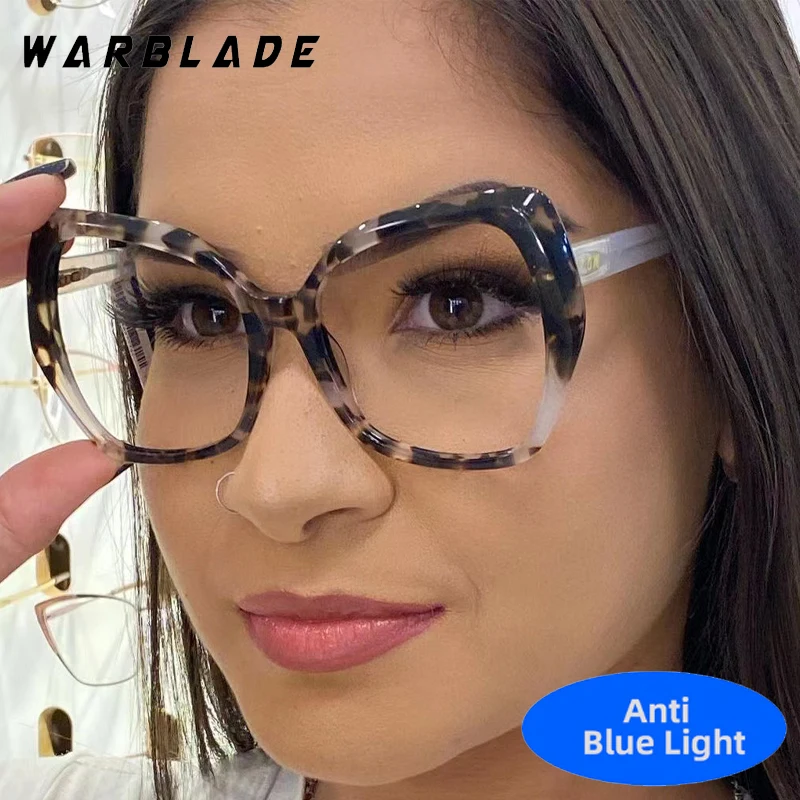 

Retro Cat Eye Reading Eye Protection Optical Women Glasses Vintage Design Men Computer Games TR90 Anti-Blue Light Eyewear Lentes
