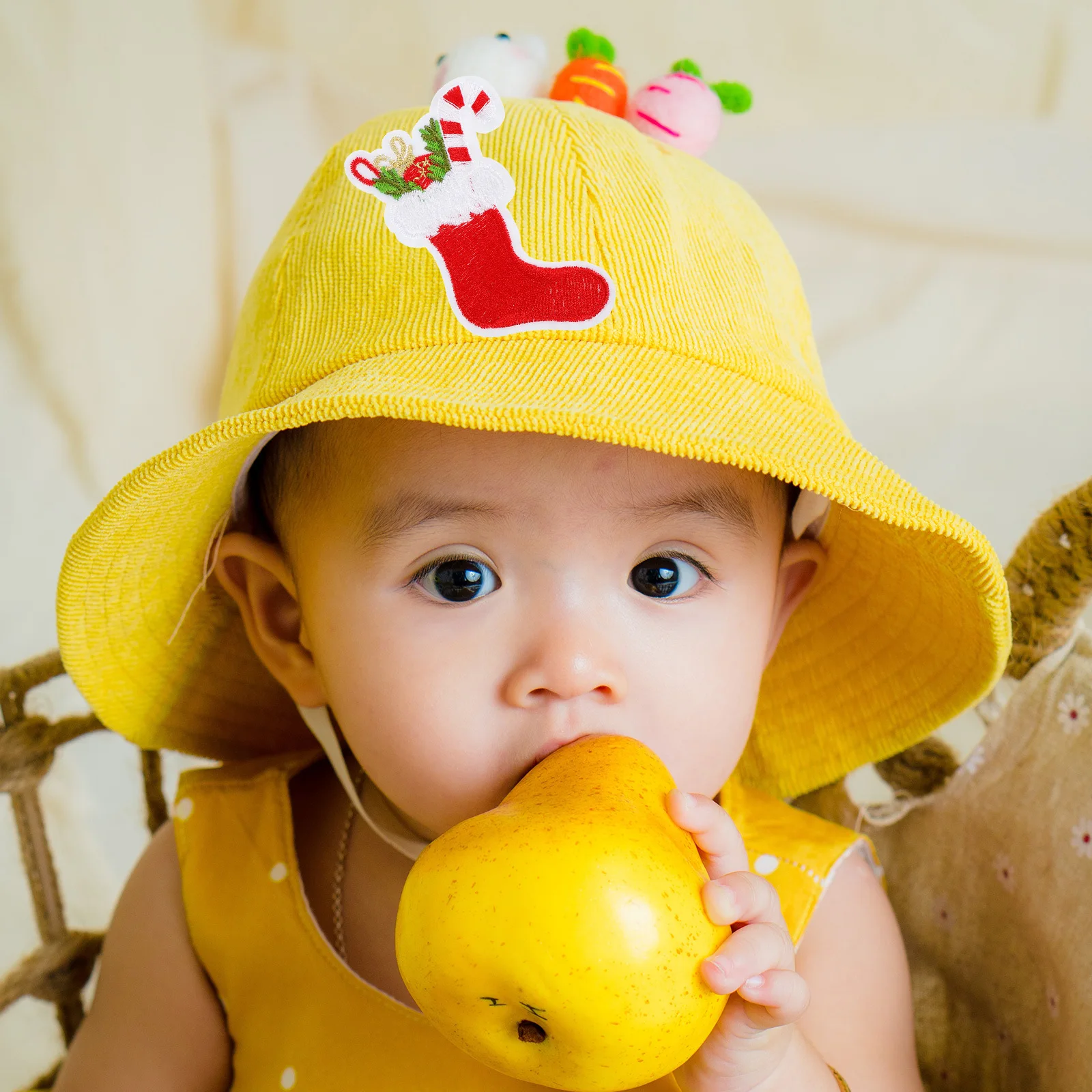 

10Pcs Christmas Stocking Patches Unique Refinement for Clothing Bags Crafts DIY Projects Applique Repair Patch