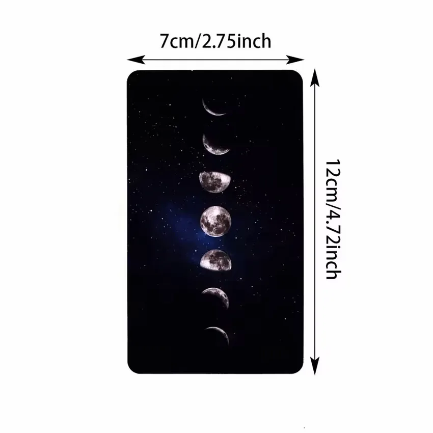 Moonlit Legends Oracle Cards Moon Messages Card Games 57-Cards 12x7cm