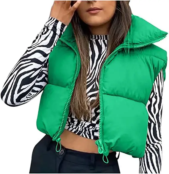 Women's Warm Short Vest 2025 Autumn And Winter Fashion Ladies Retro Down Vest Women's Sleeveless Vest Jacket Fashionable Jacket