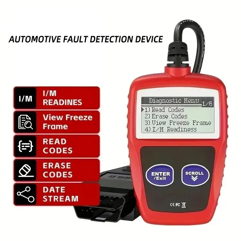 

Car Fault Diagnostic Instrument Multi-Language Switching OBD2 Decoder Scanner for Checking Engine Failure Car Diagnostic Tool