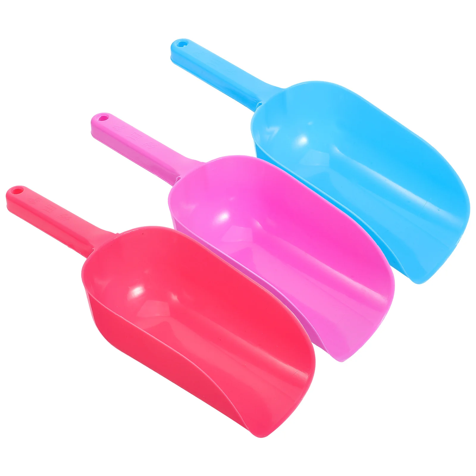 3 Pcs Outdoor Flat Head Snow Funny Toy Sand Shovels for Kids Plastic Child