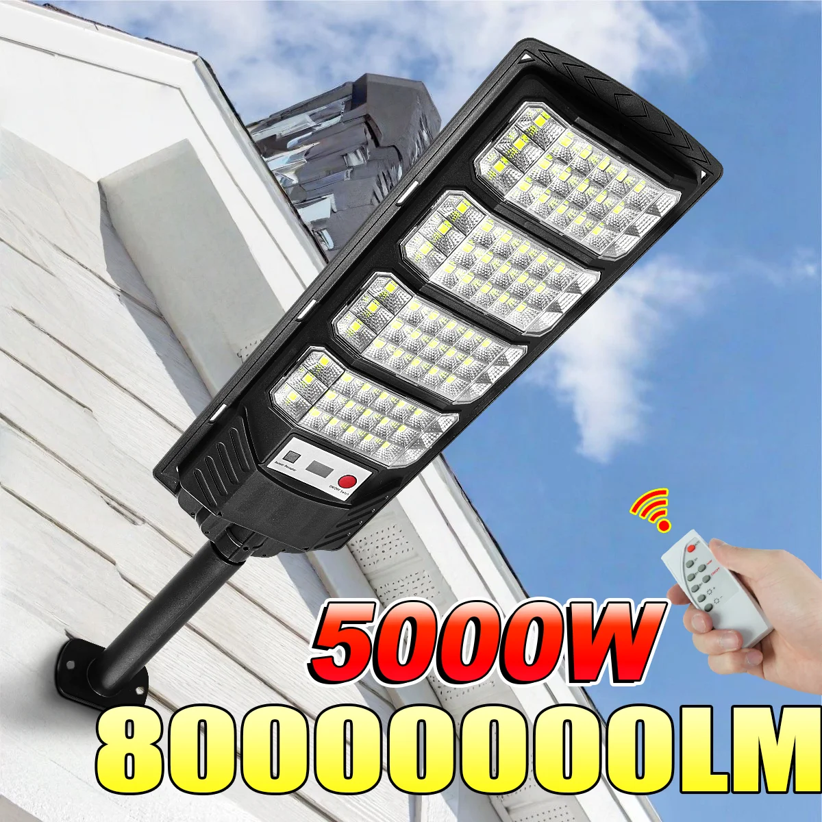

80000000LM Most Powerful LED Solar Light Outdoor Solarlamp With Motion Sensor External Solar Light Garden Street Solar Lanterm