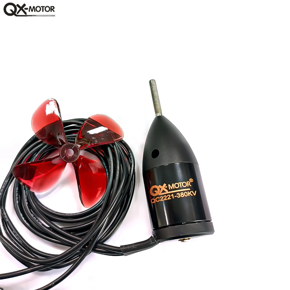 Underwater Propulsionr QC2221 380kv 550KV    Waterproof 6S brushless Motor  for Remote Control Ship Model