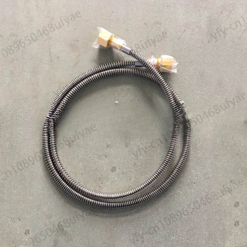 

Oxygen Nitrogen Argon Helium Gas Cylinder Transfer Tube High Pressure Stainless Steel Metal Hose Air Hose G5/8 Can Customize