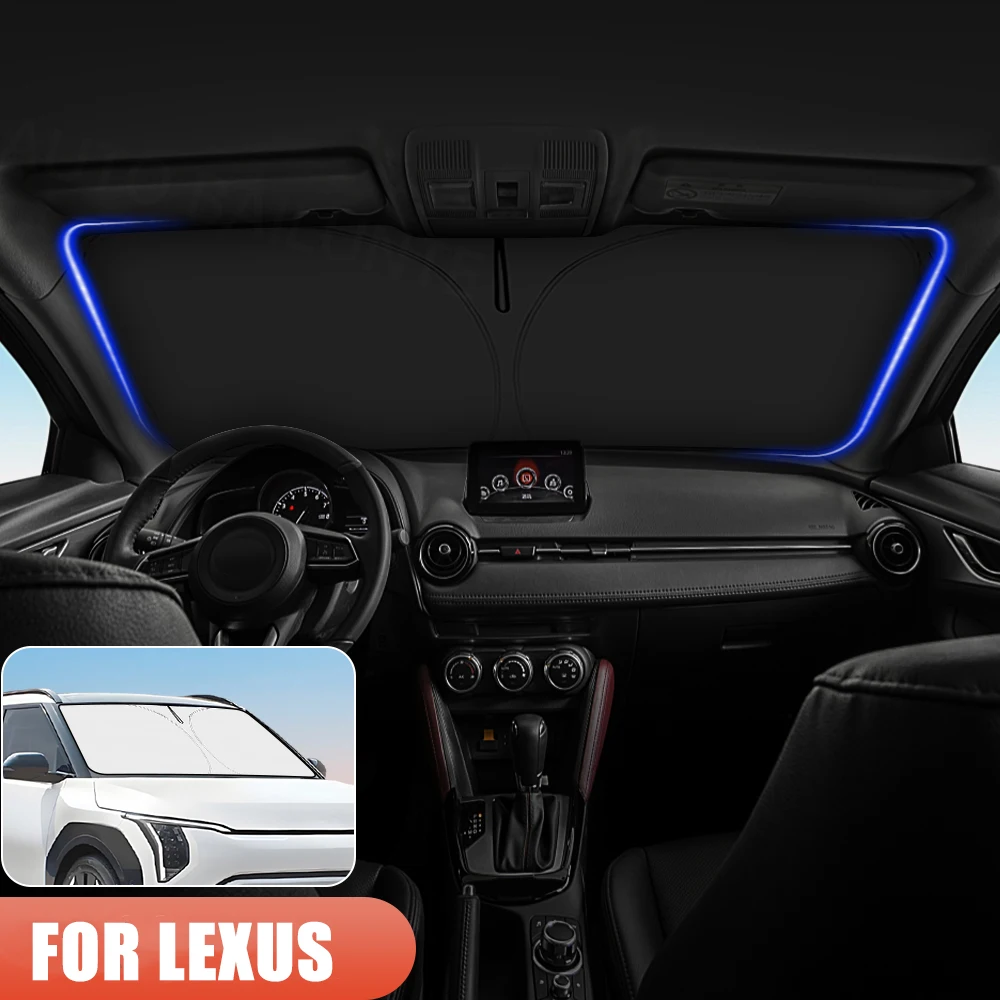 

For Lexus RX 2016-2021 2022 2023 2024 2025 Car Sun shade Front Window Shade Cover Visor Windshield Sunshade Lexus Accessories